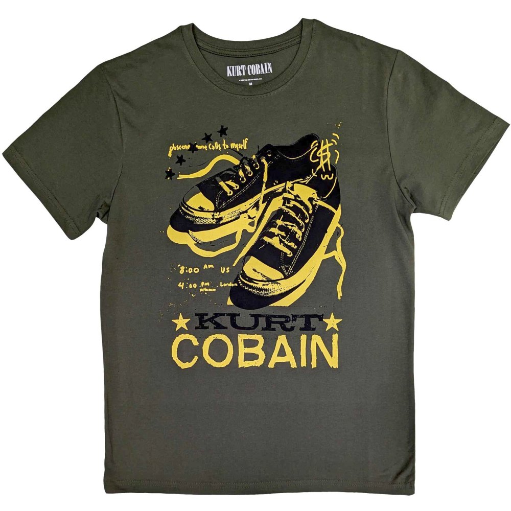 Kurt Cobain - Converse Tshirt Homme - Vert